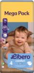 Libero Comfort Mega Pack egyszerhasználatos pelenka, méret: 4, 7-14 kg, 74 db
