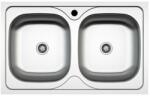 MOFÉM Teka rozsdamentes acél mosogatótálca, 2 medence , EVO2 2B 800x500 mm (760012810+R760022806)
