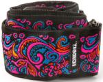 Dunlop Jimi Hendrix Blacklight Love Drops Pink Strap
