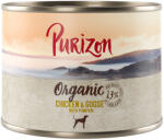 Purizon 12x200g Purizon Organic Csirke, liba & sütőtök nedves kutyatáp