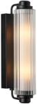 Nordlux - Aplică oglindă de baie NIMAL, 2xE14/25W/230V, IP44, negru (NX0757)