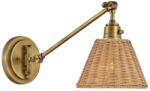 Elstead Lighting Hinkley ARTI - Aplică de perete cu spot HK-ARTI-1W-HB-NR, 1xE27/60W/230V, auriu/maro (ED0773)