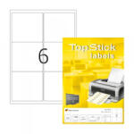 TopStick Etikett címke 99.1x93.1 mm szegéllyel 100 ív 600 db/doboz (8776) (8776) - aqua