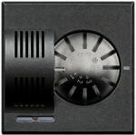 Legrand HS4692 Axolute szobatermosztát hűtő-fűtő, 2 mod, fekete (HS4692)