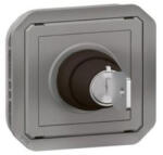 Legrand Plexo 55 kulcsos kapcsoló 2 állású, szürke - 069534L (069534L)