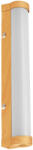 OSRAM Orbis Tube szabályozható fürdőszobai fali LED lámpa, 40 cm, opál-fa hatású (4099854450587)