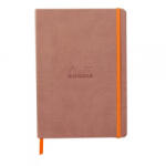 Rhodia Napló Clairefontaine rama A/5 80 lapos ponthálós puha fedeles, gumis, rózsafa (117438C) (117438C)