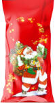  Mikulás zacskó piros, álló mikulás minta 150*350*0, 02. MM - 100db/cs