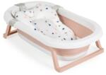 Moni Palma összecsukható kád fürdetőpárnával pink - neobaby