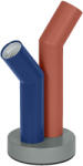 OSRAM Design asztali lámpa kék piros színben, 27, 5 cm - Osram Decor Straw, 2xE27 foglalattal, 220-240 V (4099854455001)