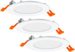 OSRAM 3 darabos Osram LED Spot and Downlight Recess Slim süllyesztett LED spot lámpa, melegfehér (12 cm) (4099854445903)