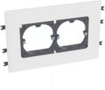 Legrand DLP szerelvénykeret kettős, 130-as fedélhez, Ø60 - 10924 (010924)