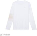 On Running On Train hosszú ujjú póló, grafikával, fehér (L)