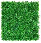 VEVOR Mesterséges boxwood sövénypanelek, könnyű installáció, reális zöld esztétika, 48 db, 10x10 hüvelyk 25x25cm