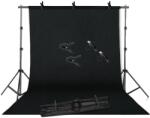  Fotózási háttérállvány, állítható magasság, zöld képernyő támogatás, 2. készlet, 2000x2000