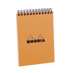 Rhodia Jegyzettömb spirálos Clairefontaine Orange A/5 80 lapos vonalas (16501C) (16501C)