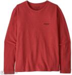 Patagonia L/S P-6 Logo Responsibili-Tee női póló, Potters Red (M)