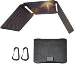  35W hordozható napelem, magas konverziós hatékonyság, kettős töltőportok, 35W napelem