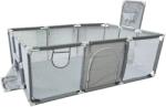  Baby Playpen, Safe Beltéri játszótér, magában foglalja a húzógyűrűt, Lightgray 2 gól