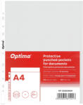 Optima Folie protectie pentru documente A4 Optima, 40 microni, 100 folii/set, Transparent (OP-503004001)