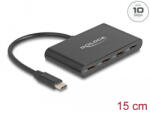 Delock USB 3.2 Gen 2 USB Type-C Hub 4 dbUSB Type-C Anya 10 Gbps