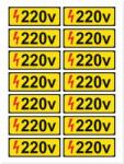  Indicator Avertizare 220v, 210x297mm IA220VA4