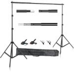  Fotózási háttérállvány, hordozható, hordozó tok, Új rugalmas, 2, 6mx3m