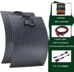  ETFE napelemes panel, 860x660 mm méret, 60A vezérlő opciók, 30A vezérlő készlet B