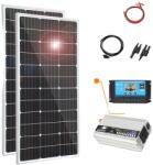  Napelemkészlet, 240 W teljesítmény, monokristályos hatékonyság, 240W 12V X1000W 220V