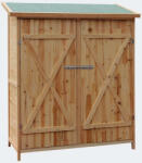  Kerti Szerszámtároló - Fenyőfa - 160x138x65, 5 cm