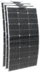  Rugalmas napelemes panel, 100W maximális teljesítmény, monokristályos kialakítás, kompakt méret, Új 300W