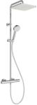 Ideal Standard Ceratherm T25N - Set de duș cu termostat, 26 x 26 cm, 2 jeturi, crom A8521AA (A8521AA)