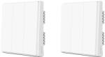 Aqara Intelligens falkapcsoló, Zigbee vezeték nélküli, nincs semleges, 2x d1, semleges 3k