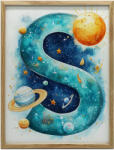  KERET NÉLKÜLI S BETŰ VÁSZON FESTÉSE 70x100 CM PREMIUM