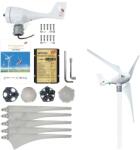  Szélturbina generátor, 600W teljesítményű kimenet, rugalmas pengék konfiguráció, 600W vezérlővel, 600W, AC 24 V -os