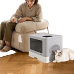  Macska alom doboz, tartós felépítés, intelligens kettős belépés, 6