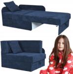  BONI kanapéágy, gyerek sarokkanapé, NAVY BLUE Family Meble