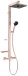 Ideal Standard Ceratherm ALU+ - Set de duș cu termostat, 26 x 26 cm, 2 jeturi, rosé BE210RO (BE210RO)