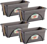  Függő edény, időjárásálló, beépített állvány tartalmazza, 4 pcts szürke ++ olcsó