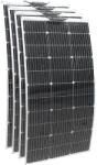  Rugalmas napelemes panel, 100W maximális teljesítmény, monokristályos kialakítás, kompakt méret, Új 400W