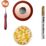  Zsákó viaszpálca, retro kialakítás, átlátszó viaszszemcsék, Gzz1051900111