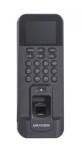 Hikvision Controler de acces biometric stand alone Hikvision cu tastatura si cartele de proximitate MIFARE, DS-K1T804AMF; Capacitate de stocare: 3, 000cartele, 3, 000 amprente si 100, 000 evenimente; Suporta fu
