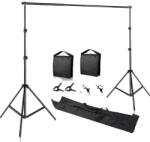  Fotózási háttérállvány, teleszkópos tervezés, stúdiófotó támogatás, 2600x3000, 2. teleszkópos készlet