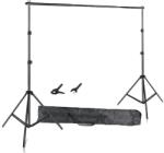  Háttérkeret, állítható magasság, fotózási stúdió -támogató állvány, 2x2m állvány, Suit B No homokzsák