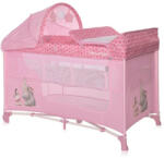 Lorelli Moonlight 2 Plus multifunkciós utazóágy - Mellow Rose Fello - pepita