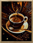  PLAKÁT FALRA KERETBEN RETRO AROMA KONYHA 70x100 CM