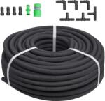  Perforált vízcső, víztakarékos kialakítás, testreszabható hosszúság, 12, 7 mm, 100m, Fekete