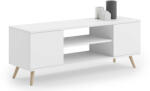  Focus Skandináv stílusú TV szekrény 155cm, Fehér - pepita - 33 290 Ft