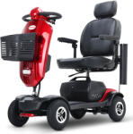  Sweetrich MAX PLUS Elektromos kerékpár időseknek 300 W-os, négykerekű, kompakt, kültéri mobilitási segédeszköz időseknek