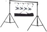  Fotóstúdió háttér -támogatási rendszer, háttérállvány kellékek, fotózási háttér tartó, 200x200cm